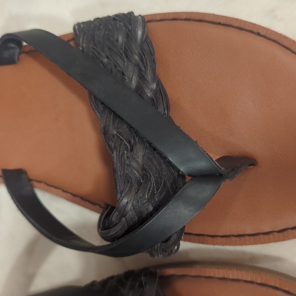 Tom's flat black sandals - Picture 2 of 2